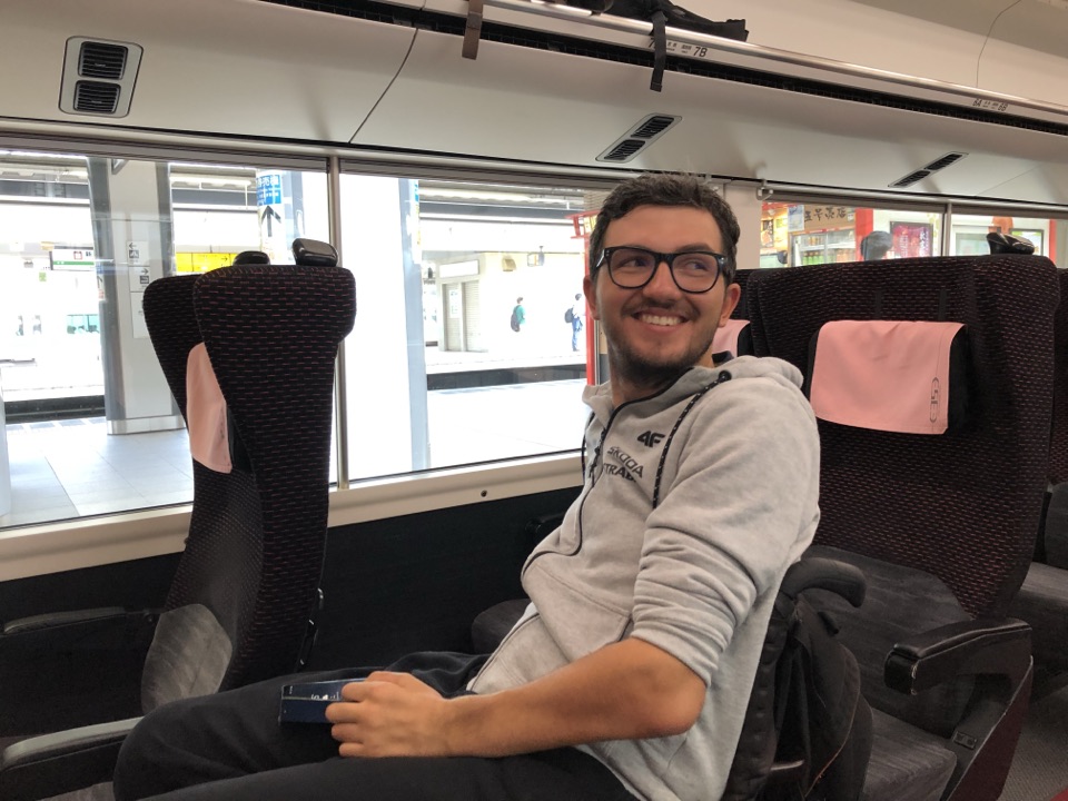 Japonsko 2019 Vlak do Fuji Station